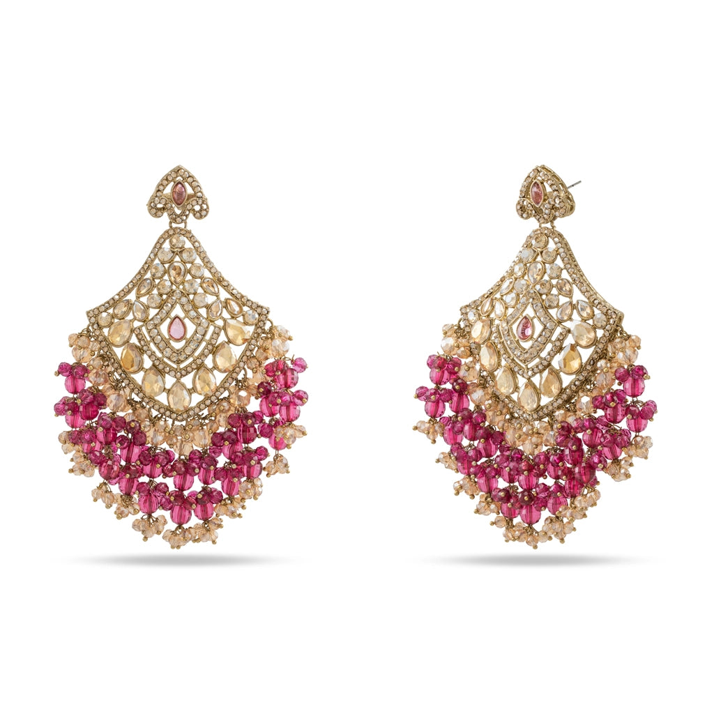 Gulbahar Ruby Polki Festive Set