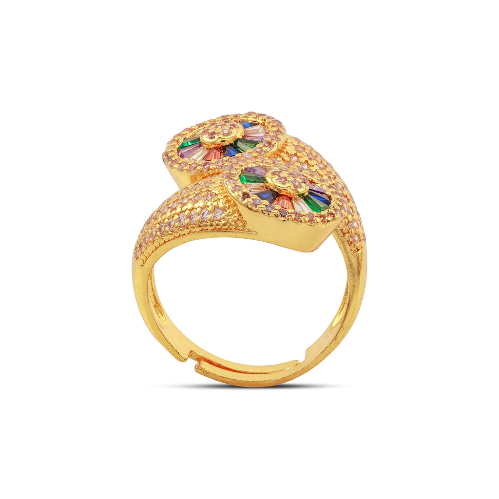 RangAura Dual Prism Ring