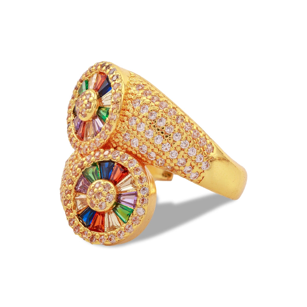 RangAura Dual Prism Ring