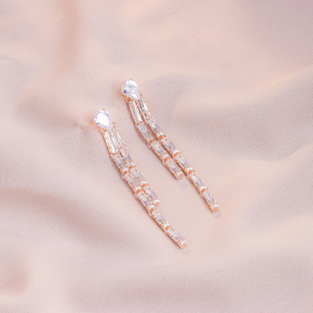 Crystal Cascade Earrings