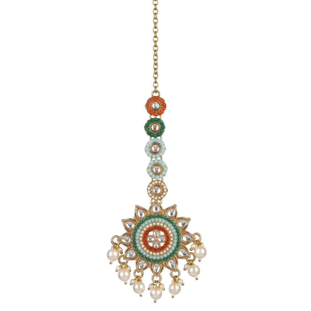 Rangella Pearl Jhumka Set