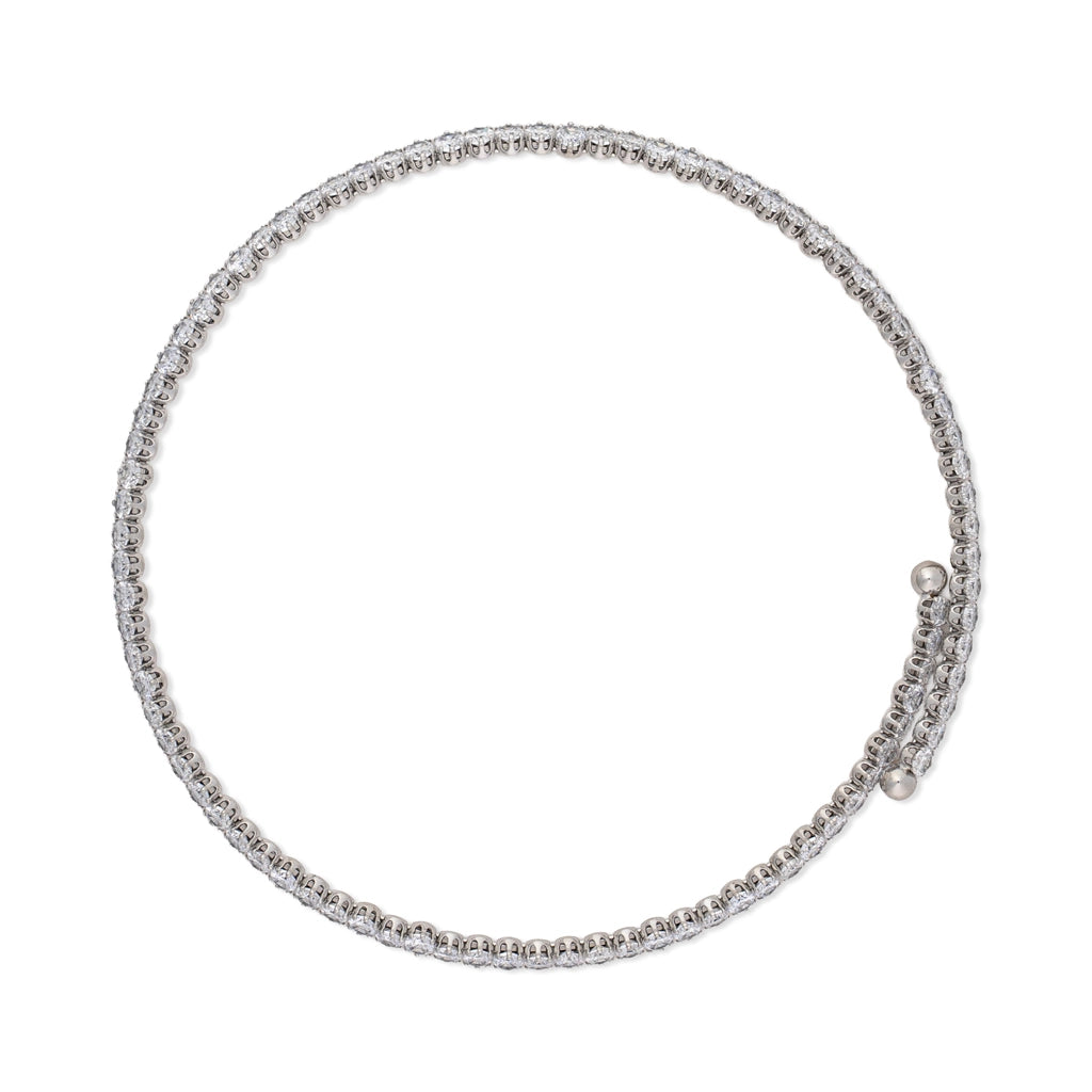 Celeste Crystal Tennis Necklace