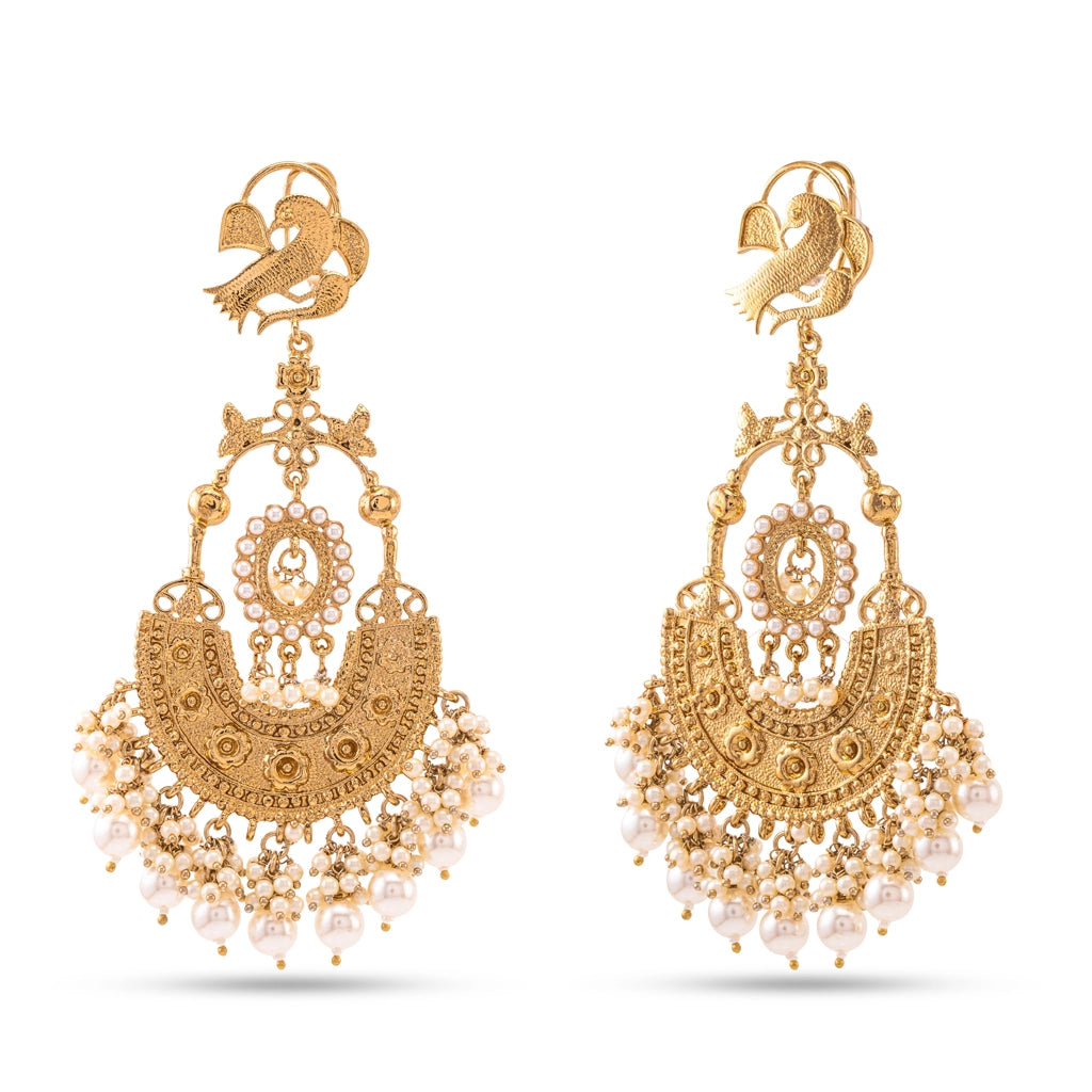 Fauna Peacock Pearl Chandeliers