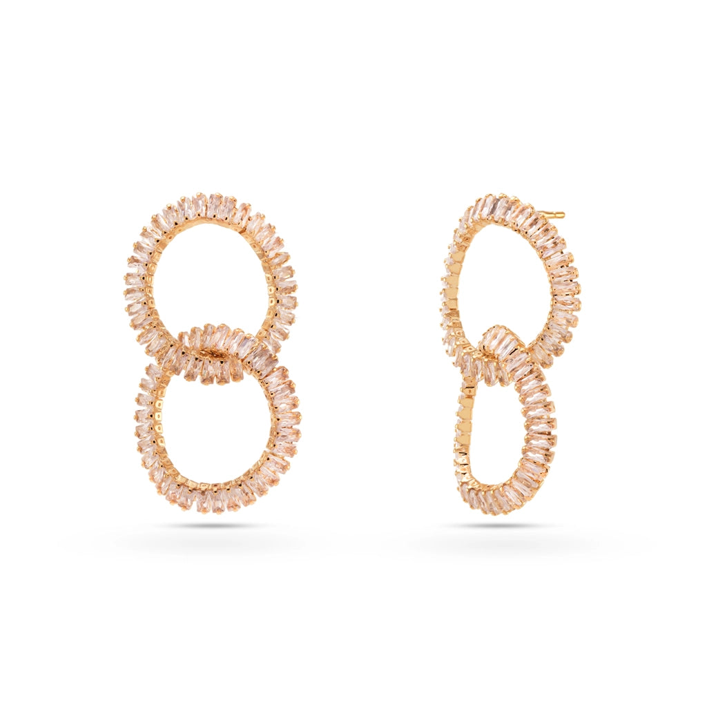 Aurelia Double Halo Hoops