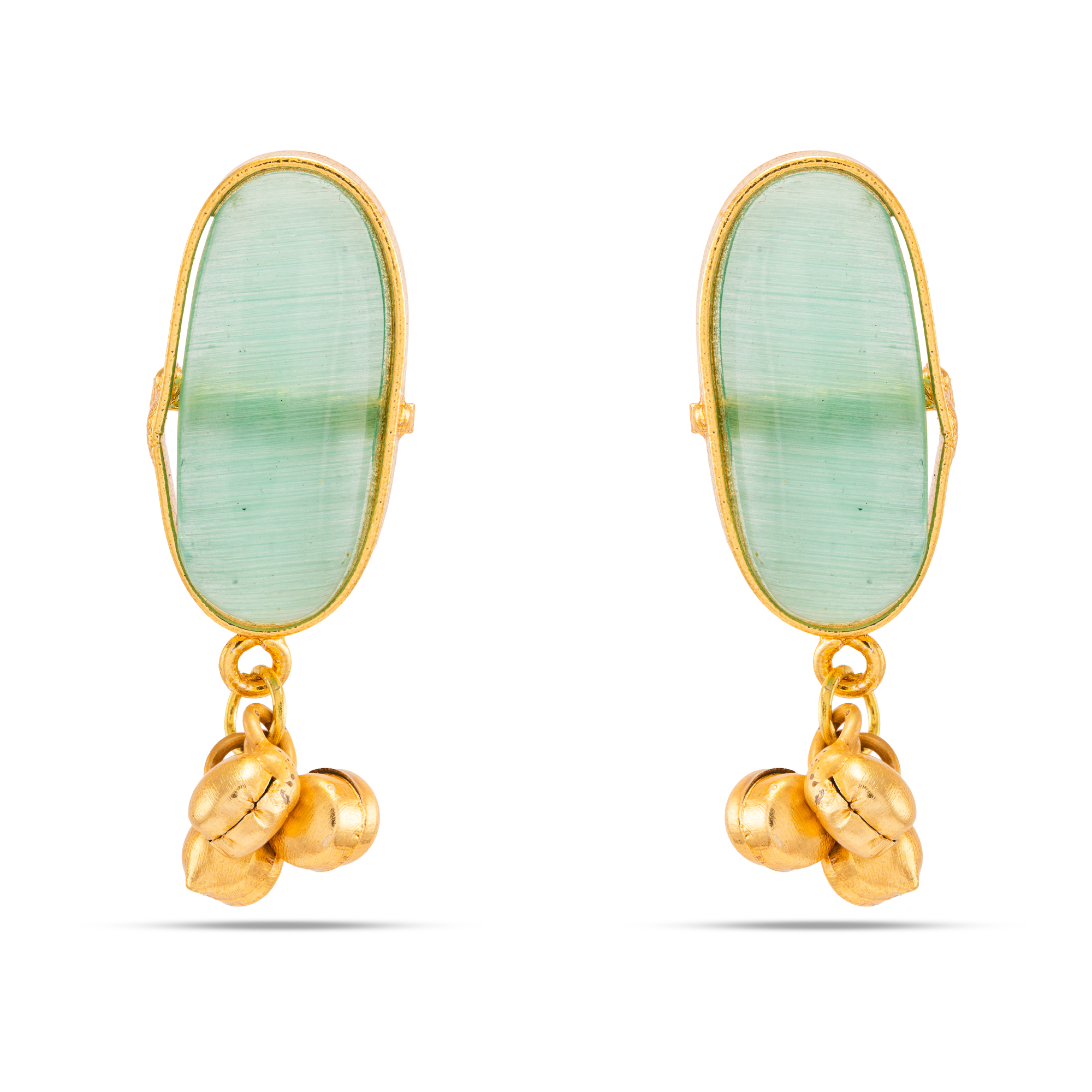 Golden Cascade Danglers