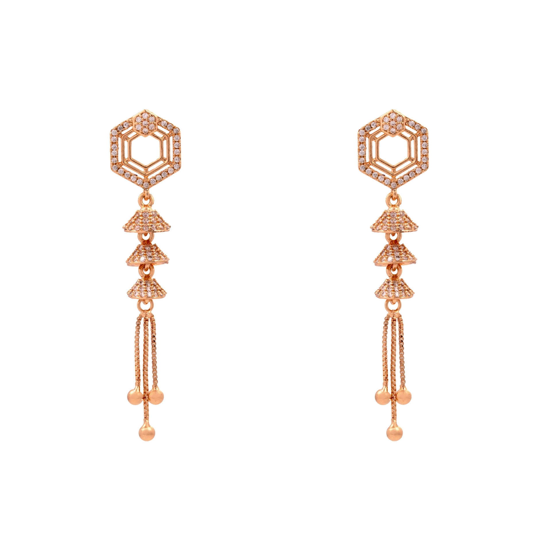 Hexa Royale Tassel Drops