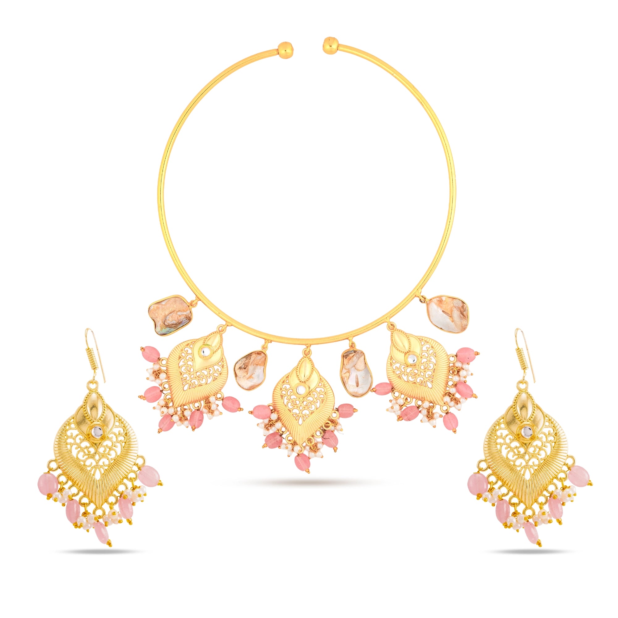 Noor-E-Meher Regal Collar Set