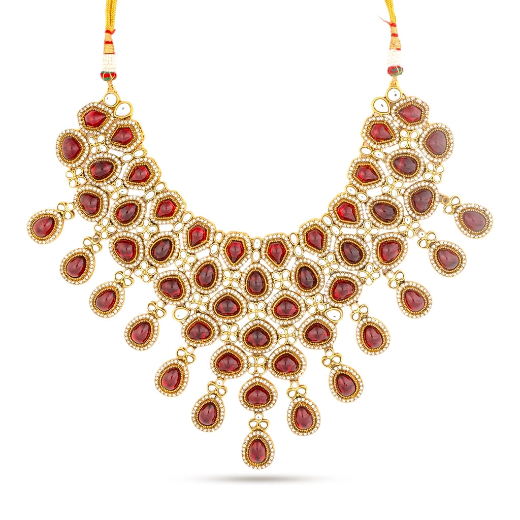 Ruhani Ruby Maharani Bridal Set