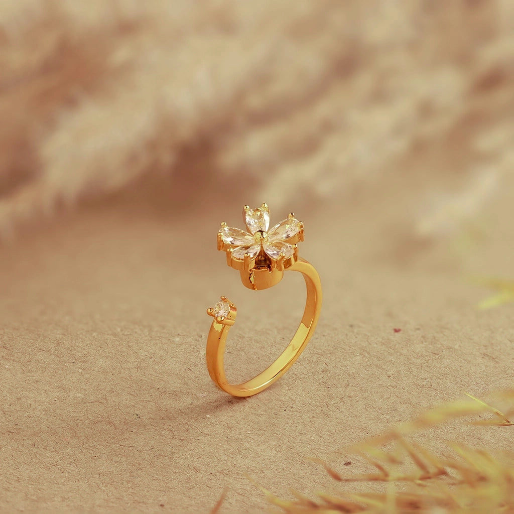 Opal Garden Halo Ring