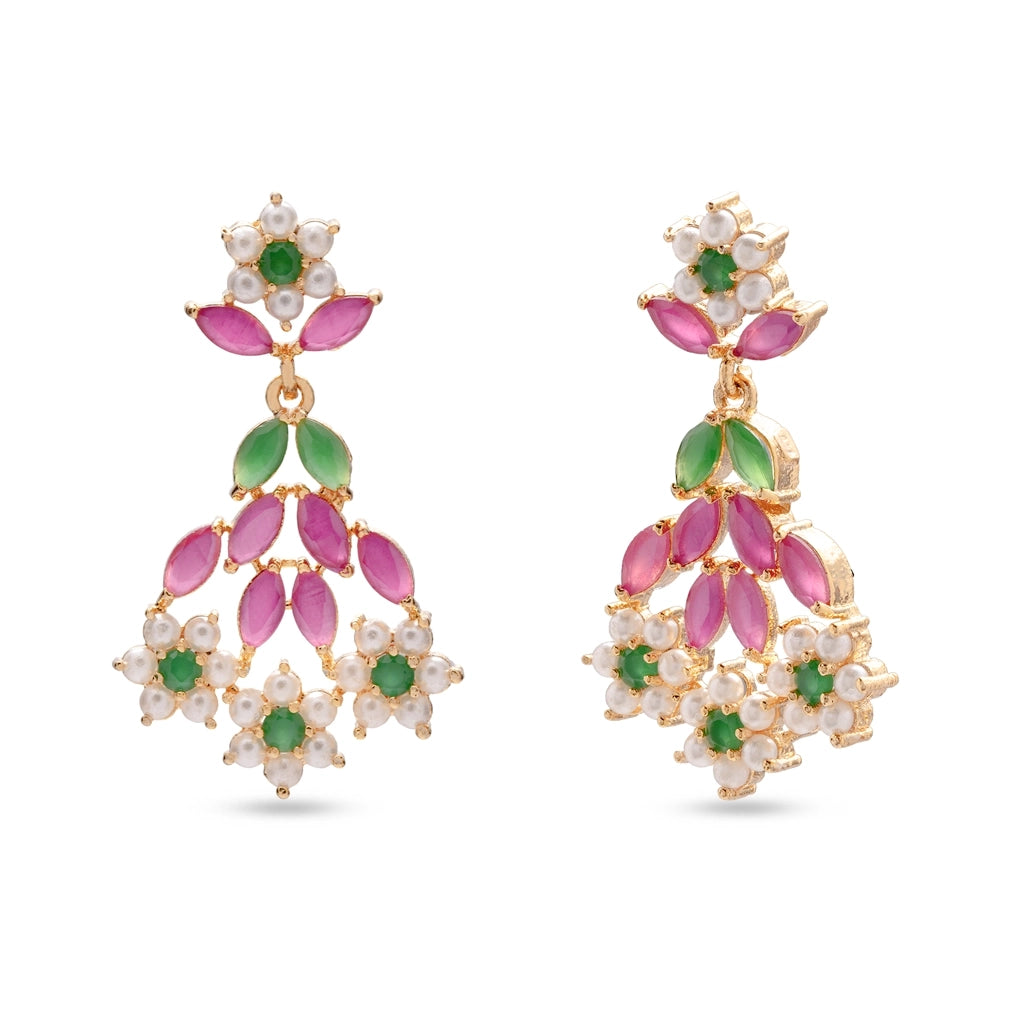 Rangella Petal Bloom Necklace Set