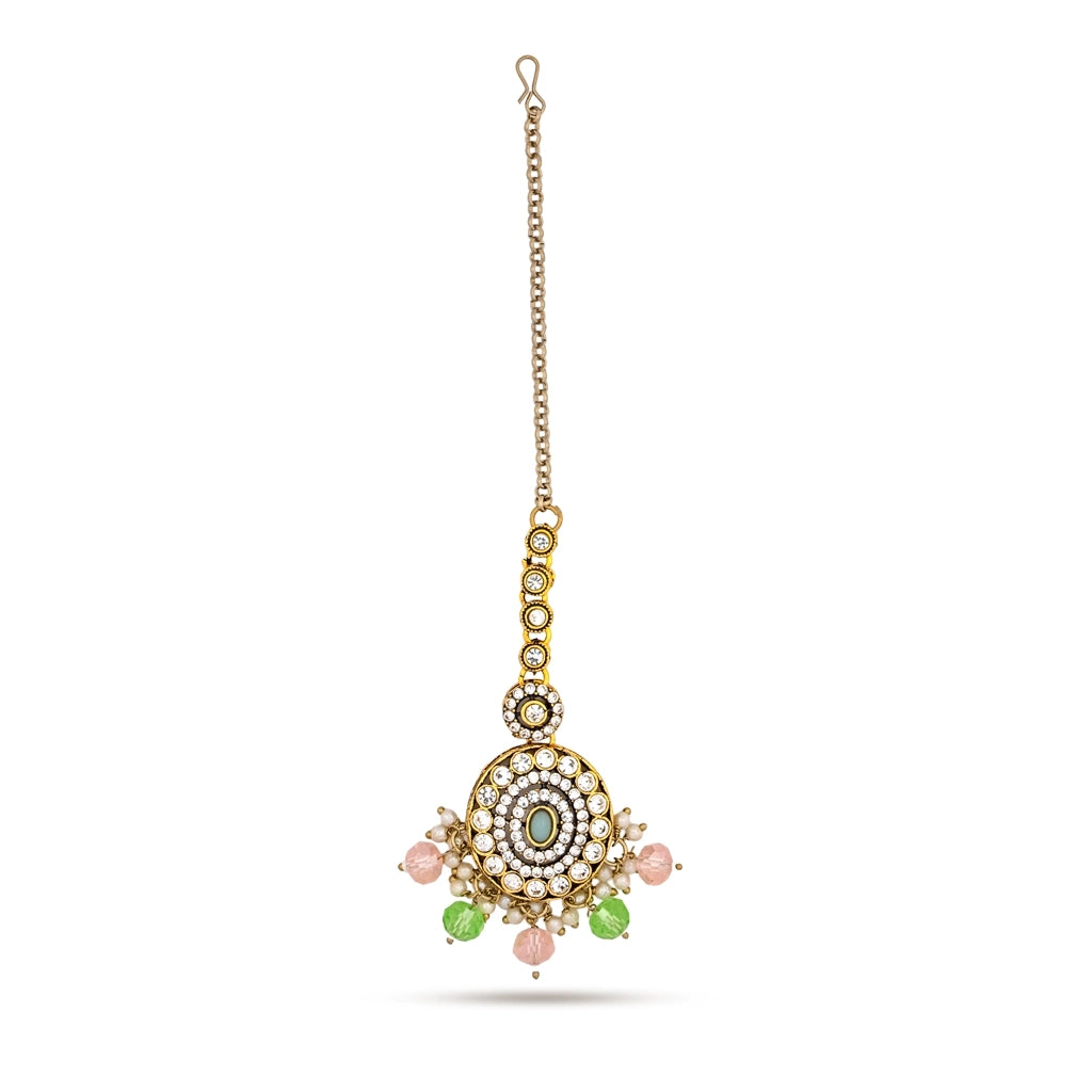 Pearl Pastel Bridal Necklace Set