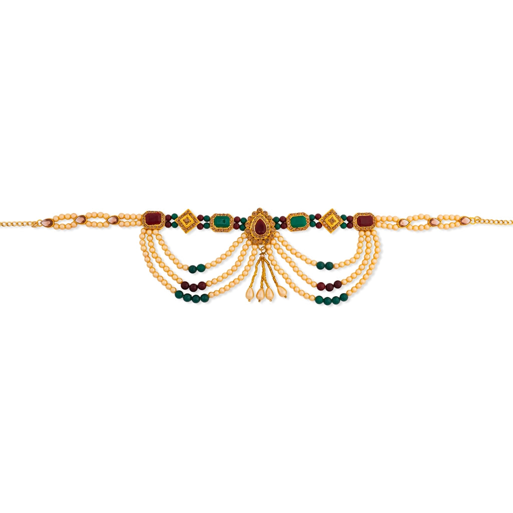 Meher Pearl Hand Harness