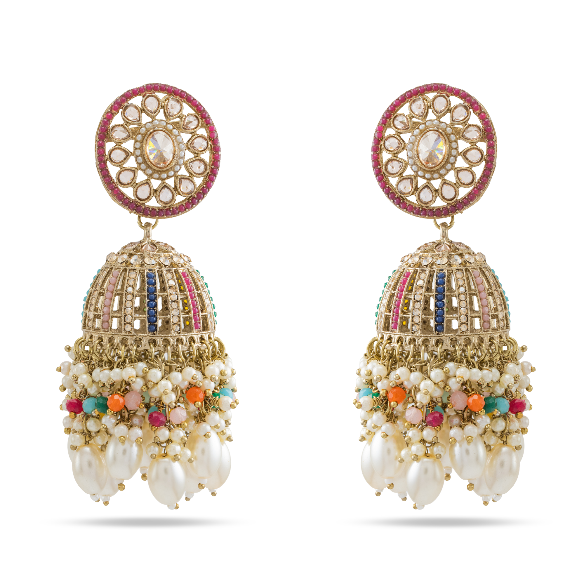 Navrang Halo Multi Jhumkas