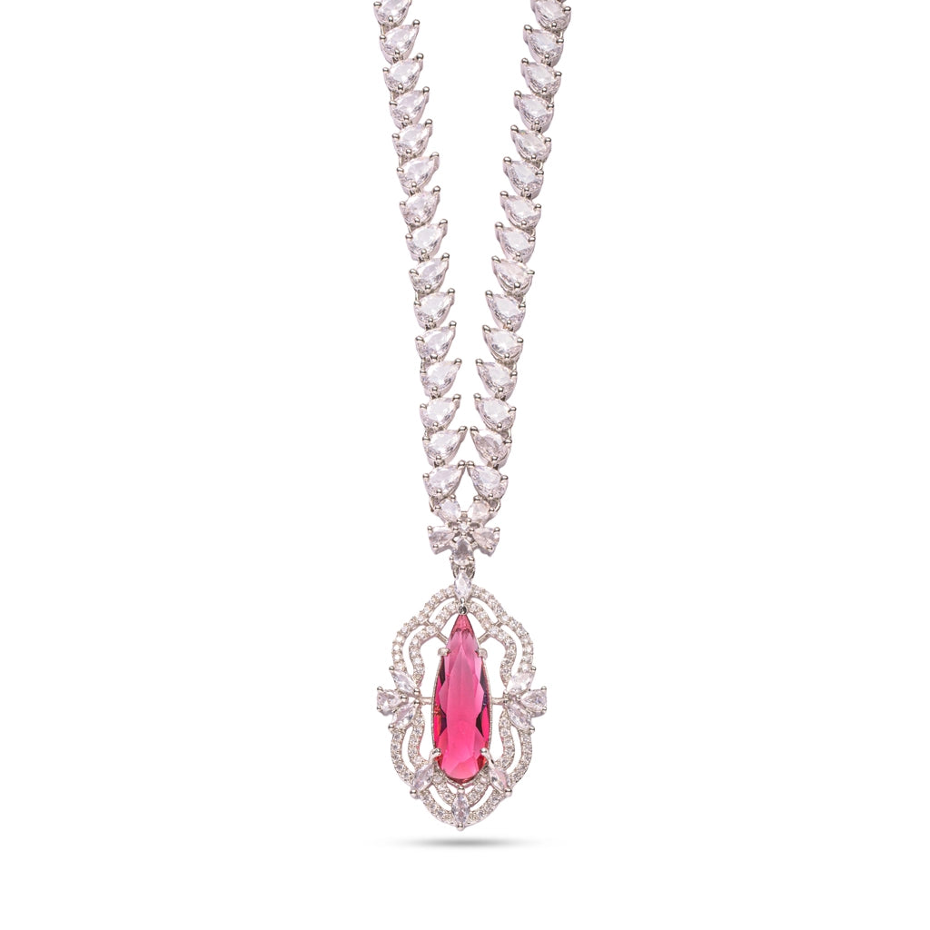 Celestial Crystal Drop Necklace Set