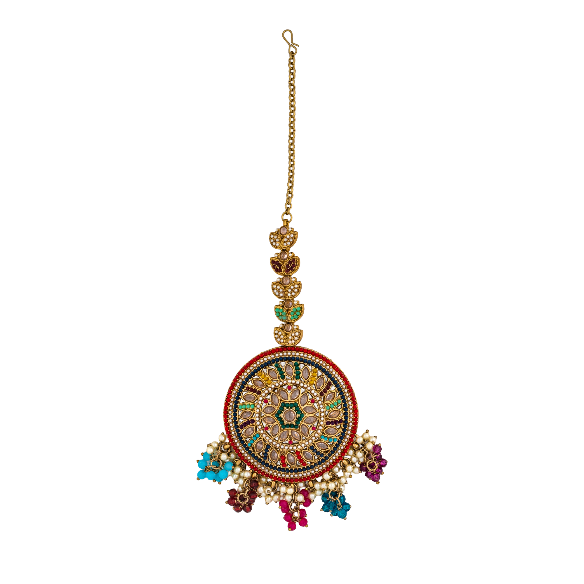 Sheesh Mahal Kundan Collar Necklace