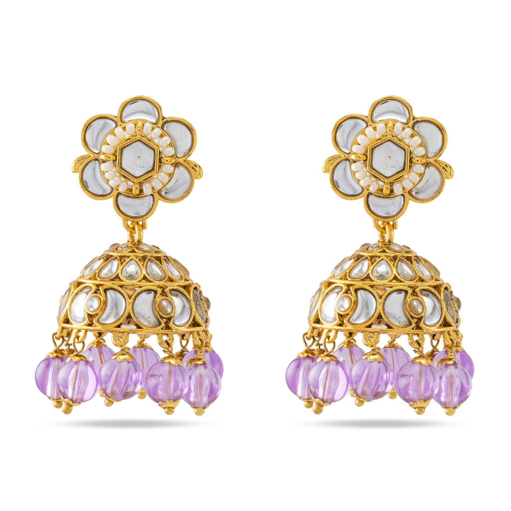 Amethyst Noor Kundan Maang Tikka