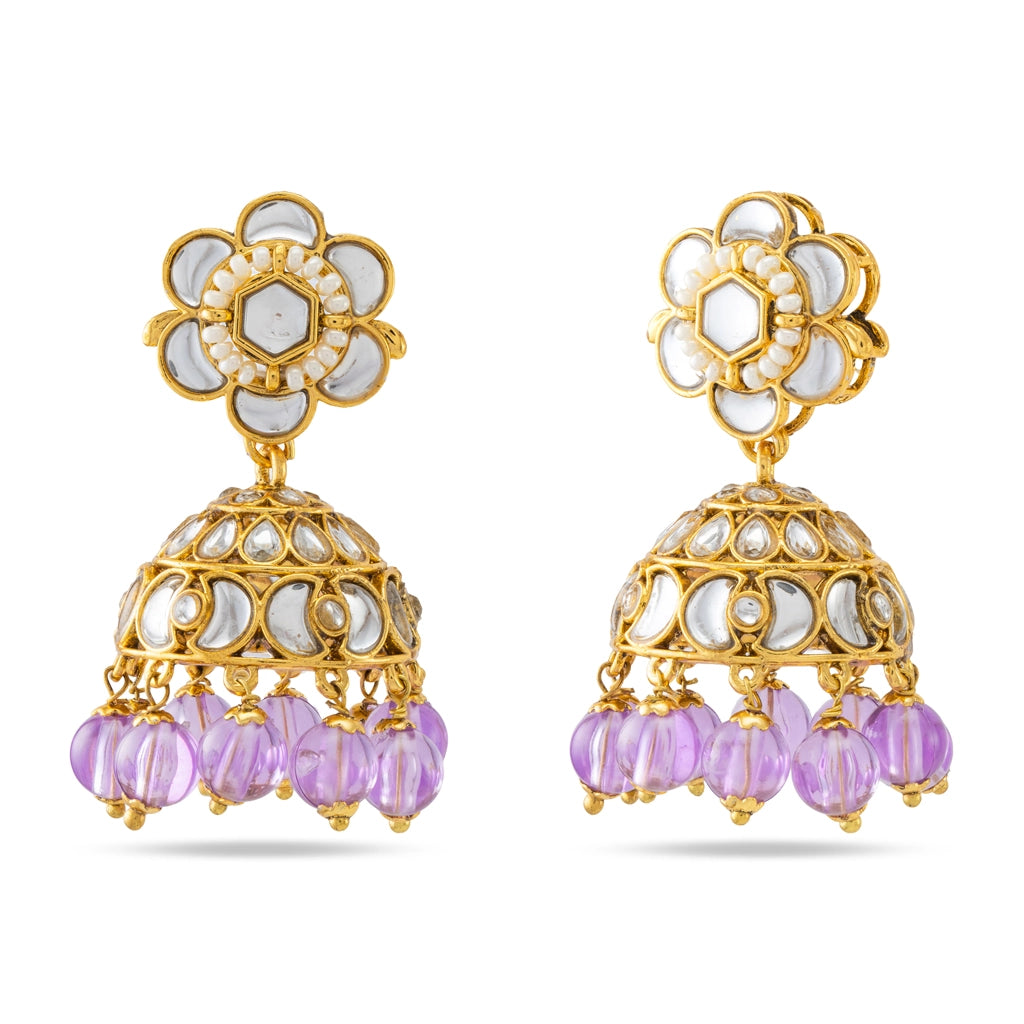 Noor-E-Jahan Amethyst Royale Layered Necklace Set