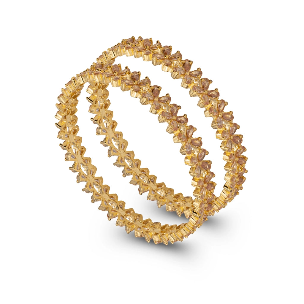Crystal Vine Bangles