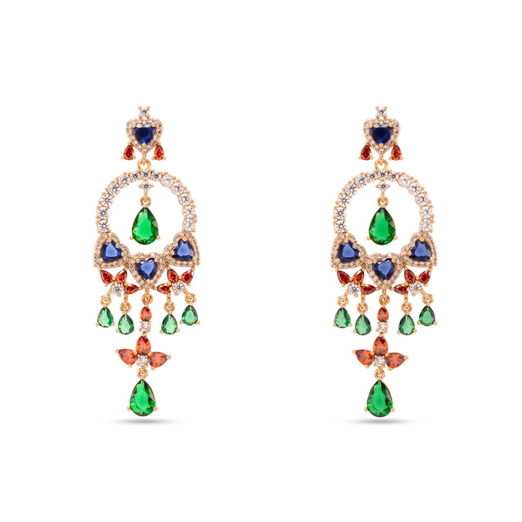 Aarohi Royale Chandelier Earrings