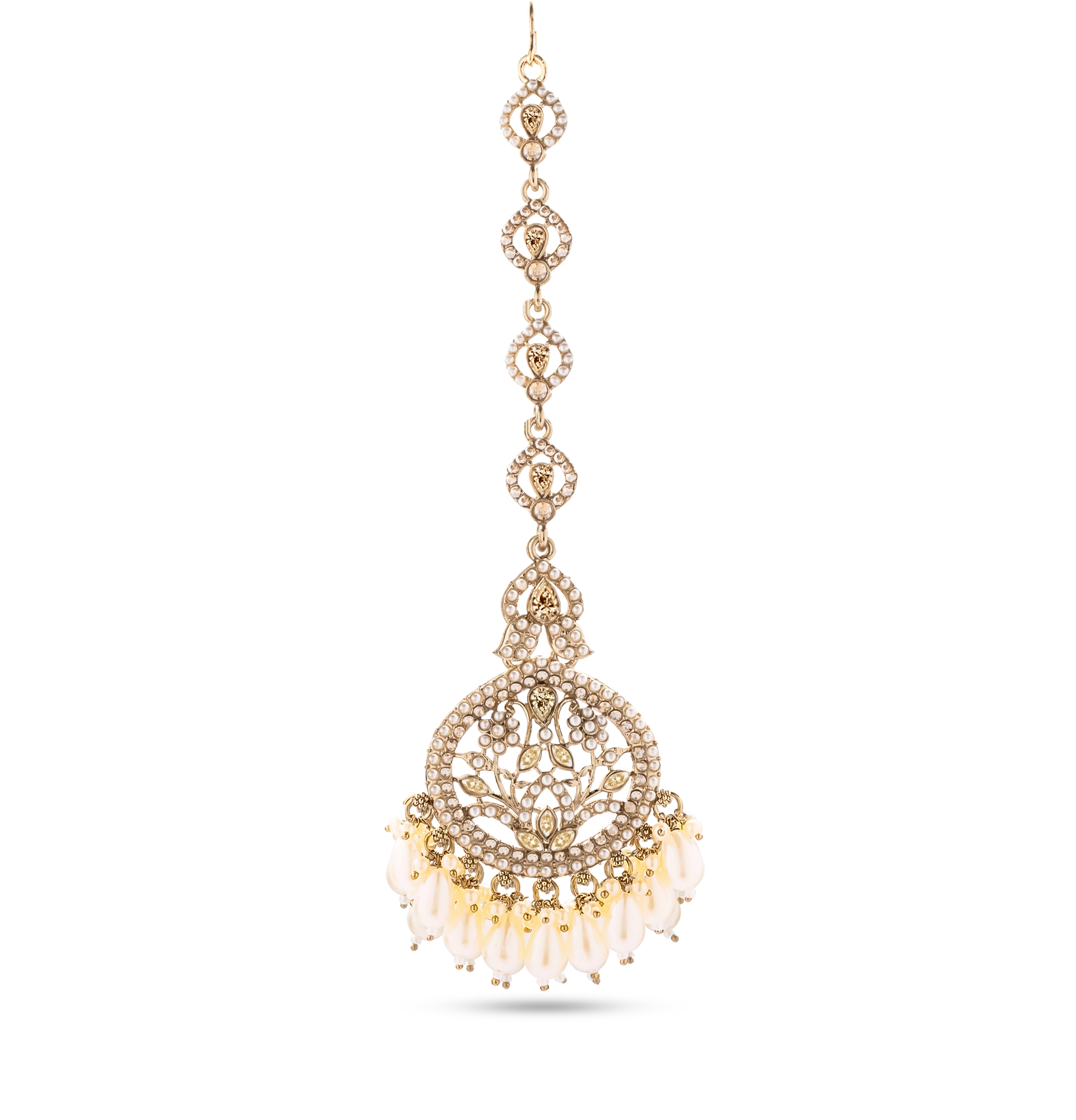 Noor Pearl Maang Tikka set