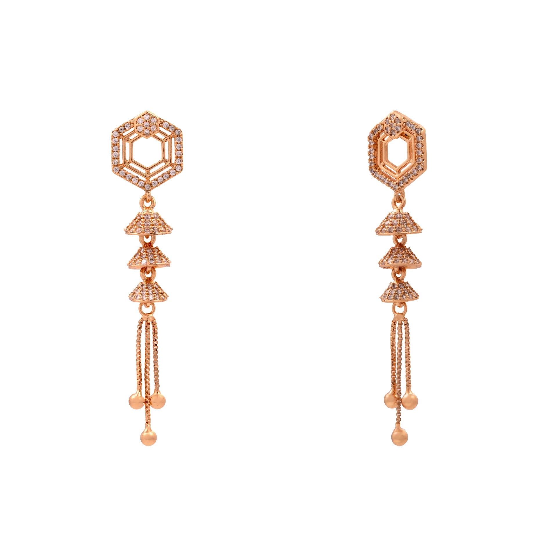 Hexa Royale Tassel Drops