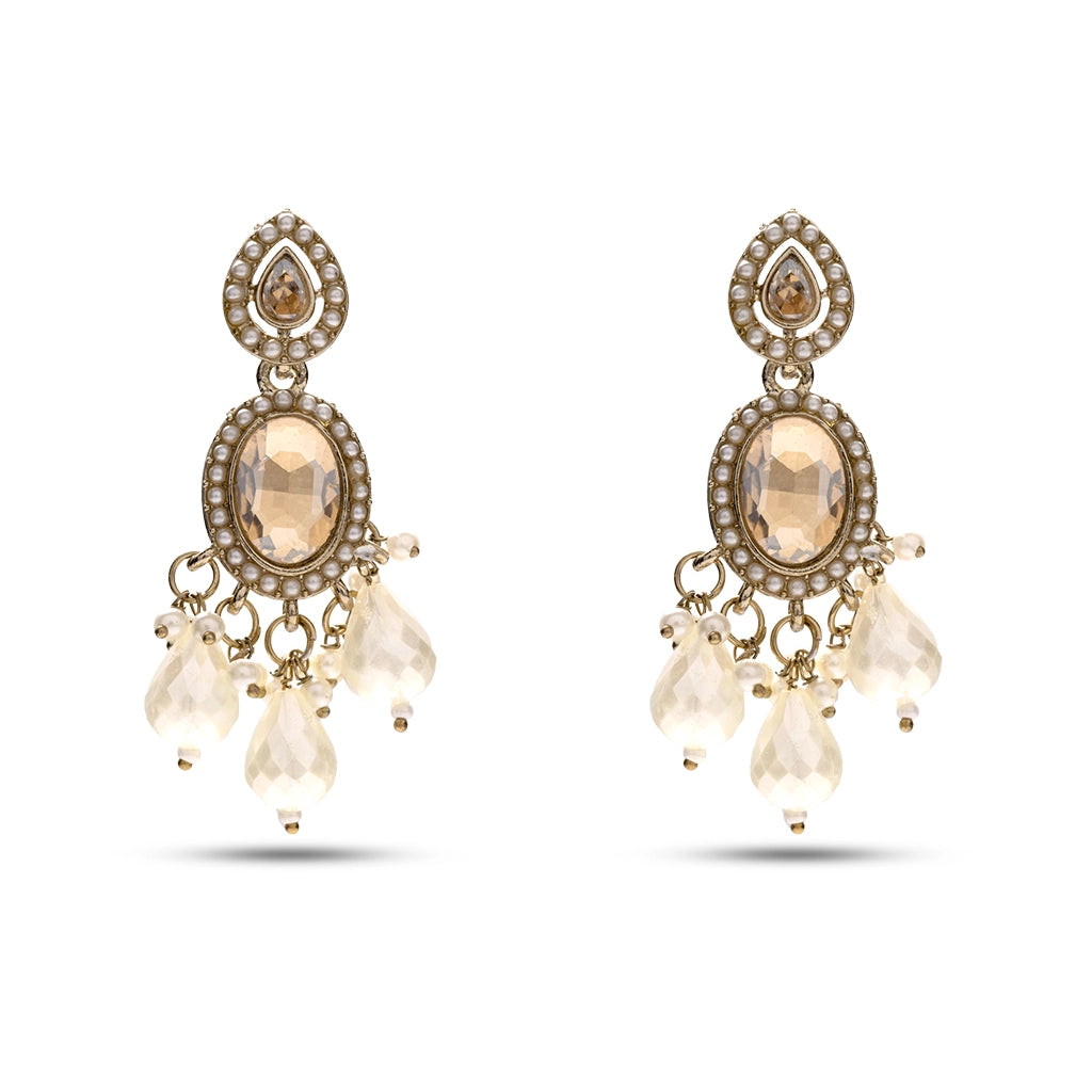 Noor-E-Jahan Rose Pearl Choker Set