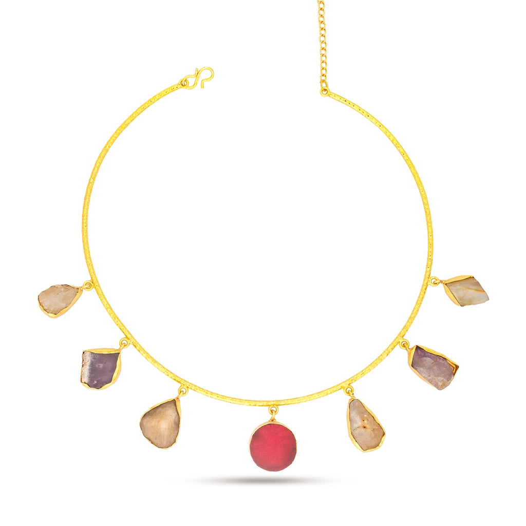 Aurelia Moonstone Drop Collar