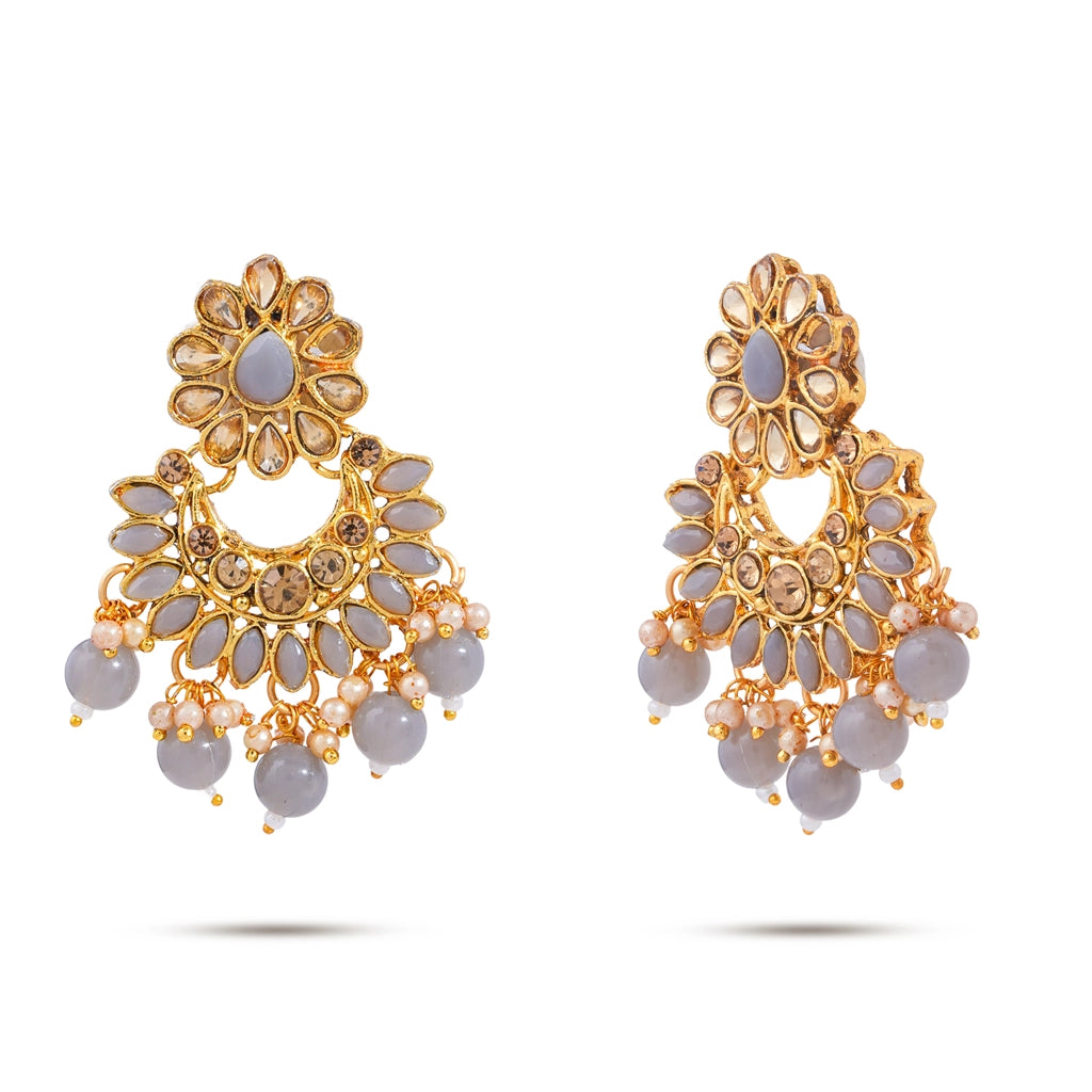 Smoky Noor Royale Layered Necklace Set