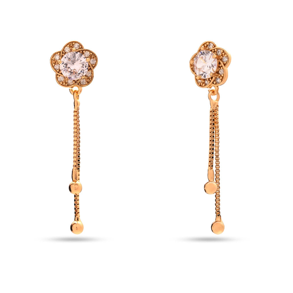 Sunehri Blossom Tassel Drops