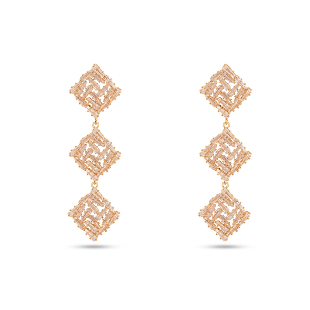 Luxe Lattice Square Drops