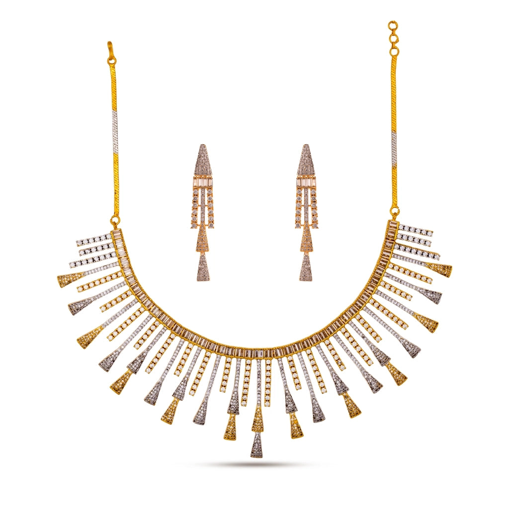 Aurielle Radiant Fringe Necklace Set