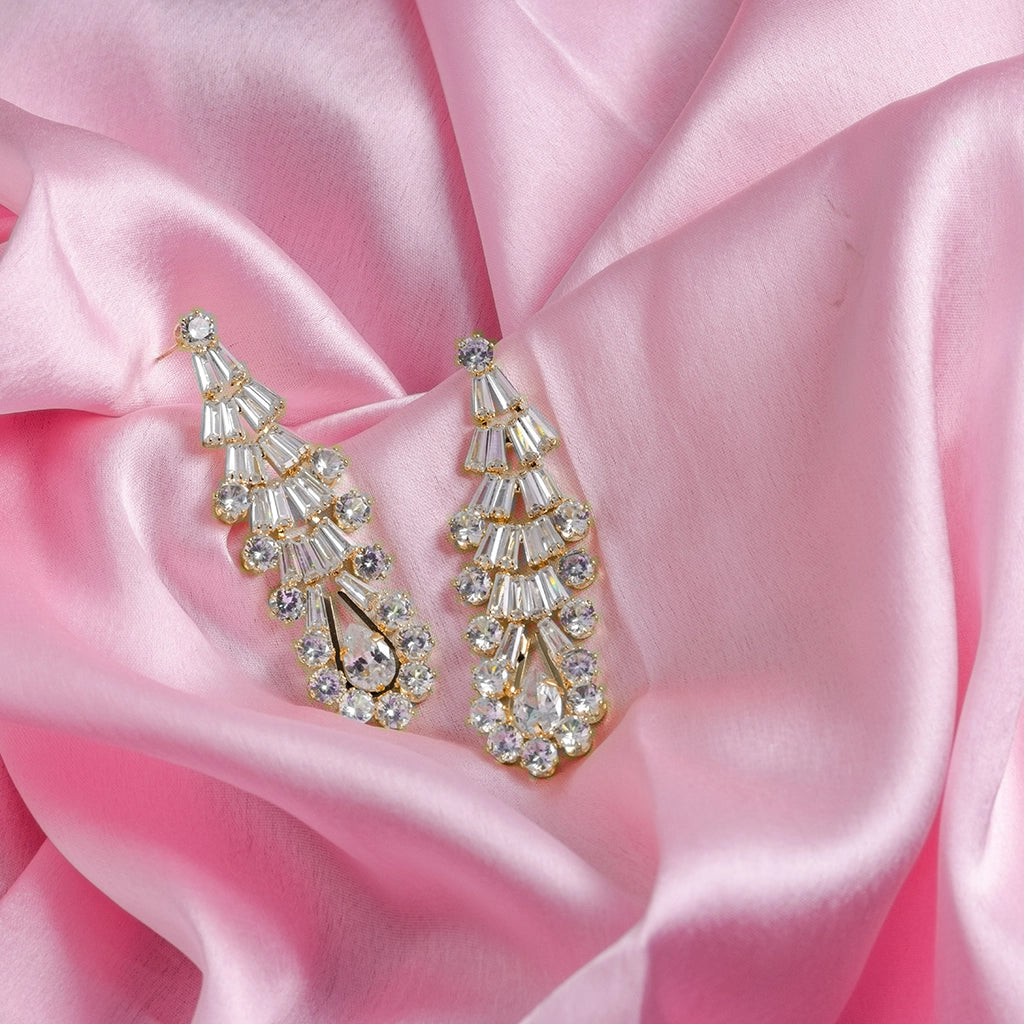 Aurelia Radiance Crystal Danglers