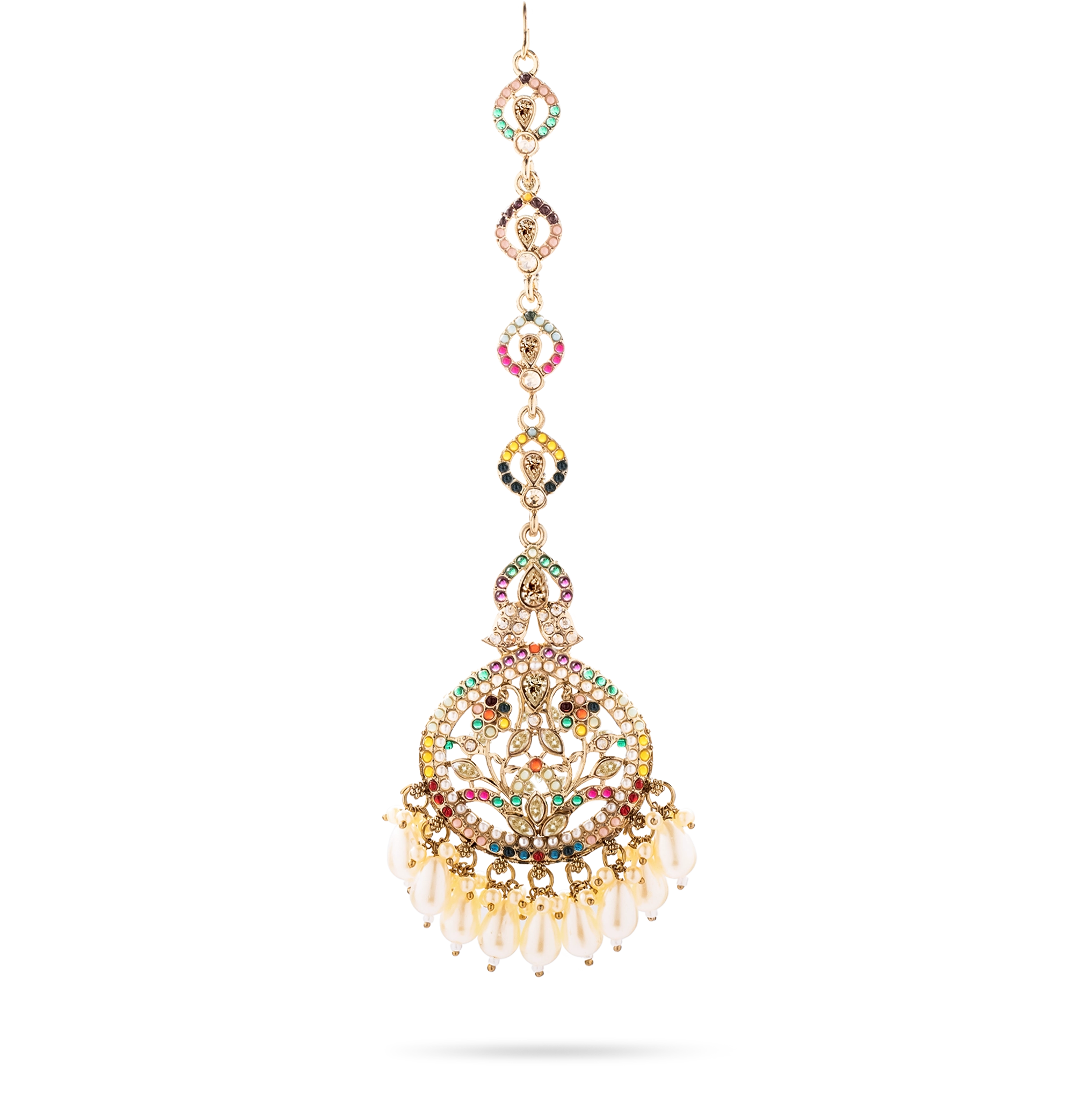 Noor Pearl Maang Tikka set
