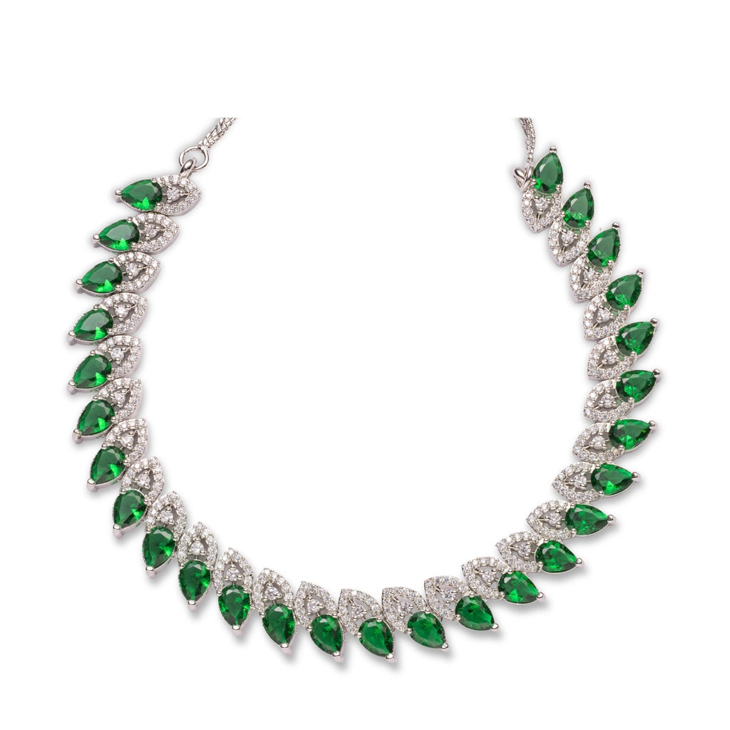 Emerald Whisper Necklace Set