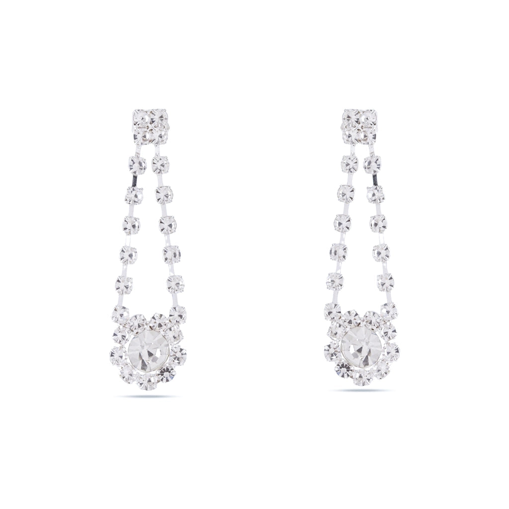 Celestine Crystal Lace Necklace Set