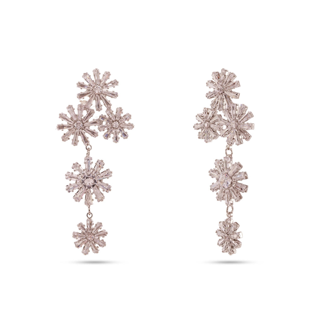 Aurora Bloom Crystal Drop Earrings
