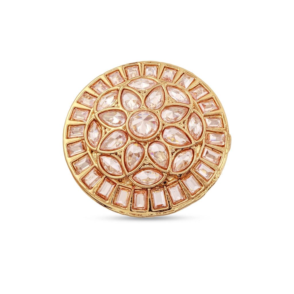 Celestial Halo Cocktail Ring