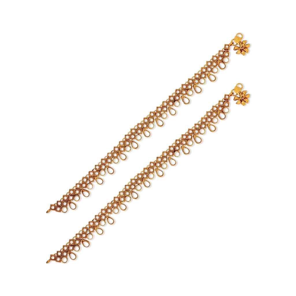 Crystal Bloom Anklet