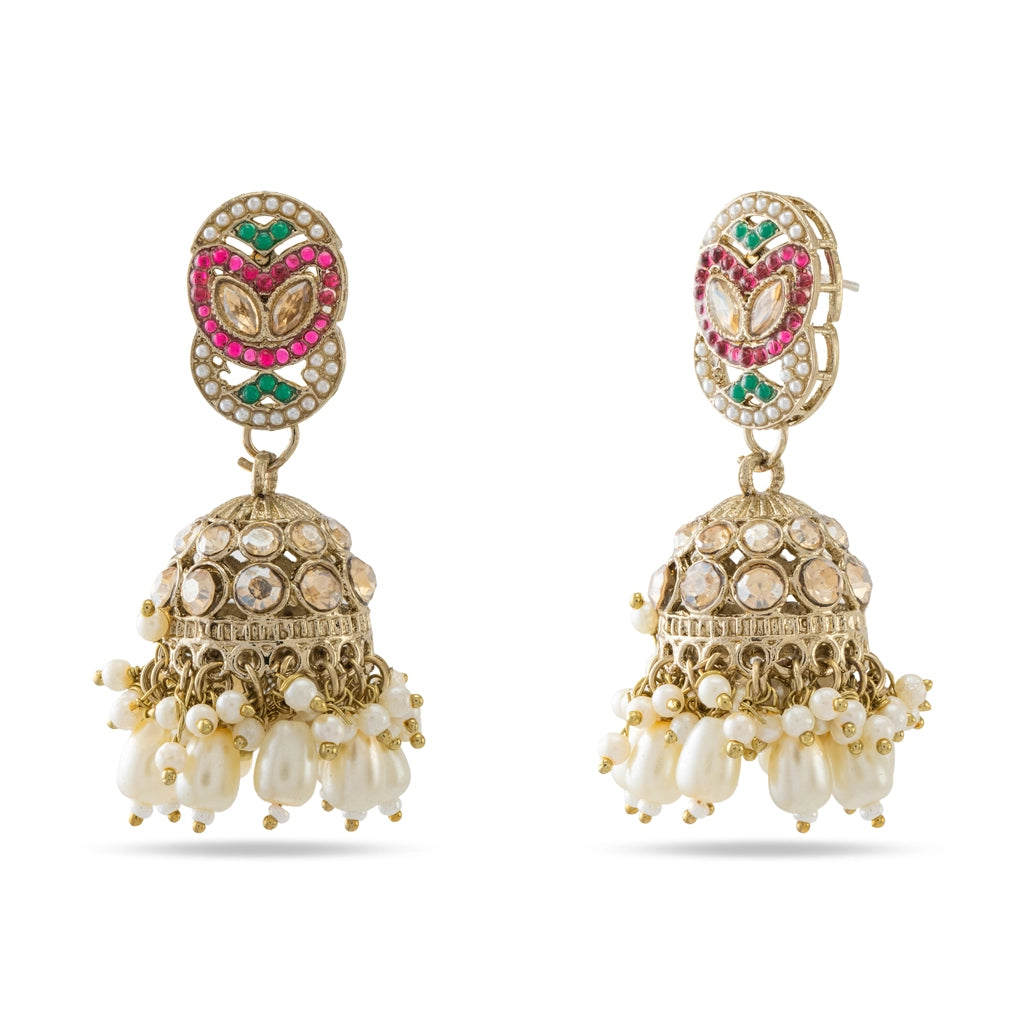 Multicolor Kundan Pendant Necklace