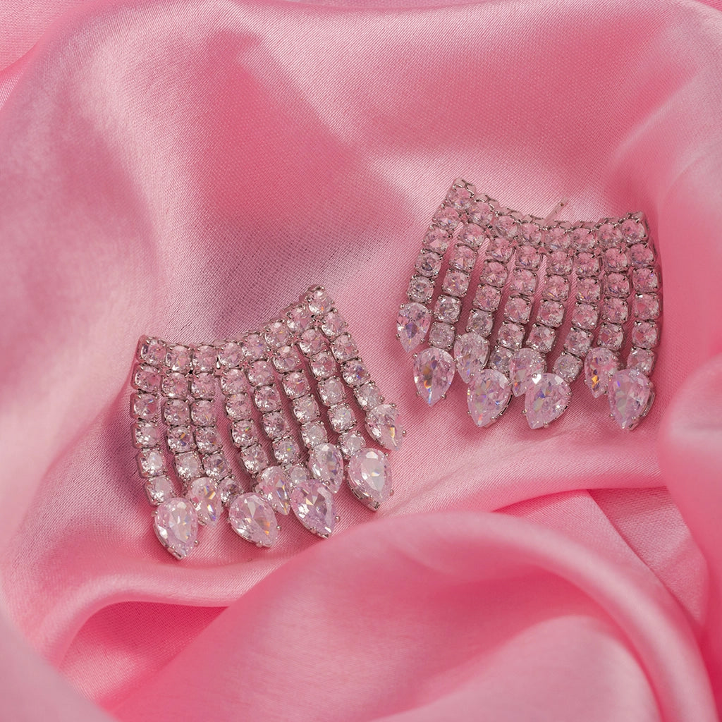 Imperial Fringe Crystal Studs