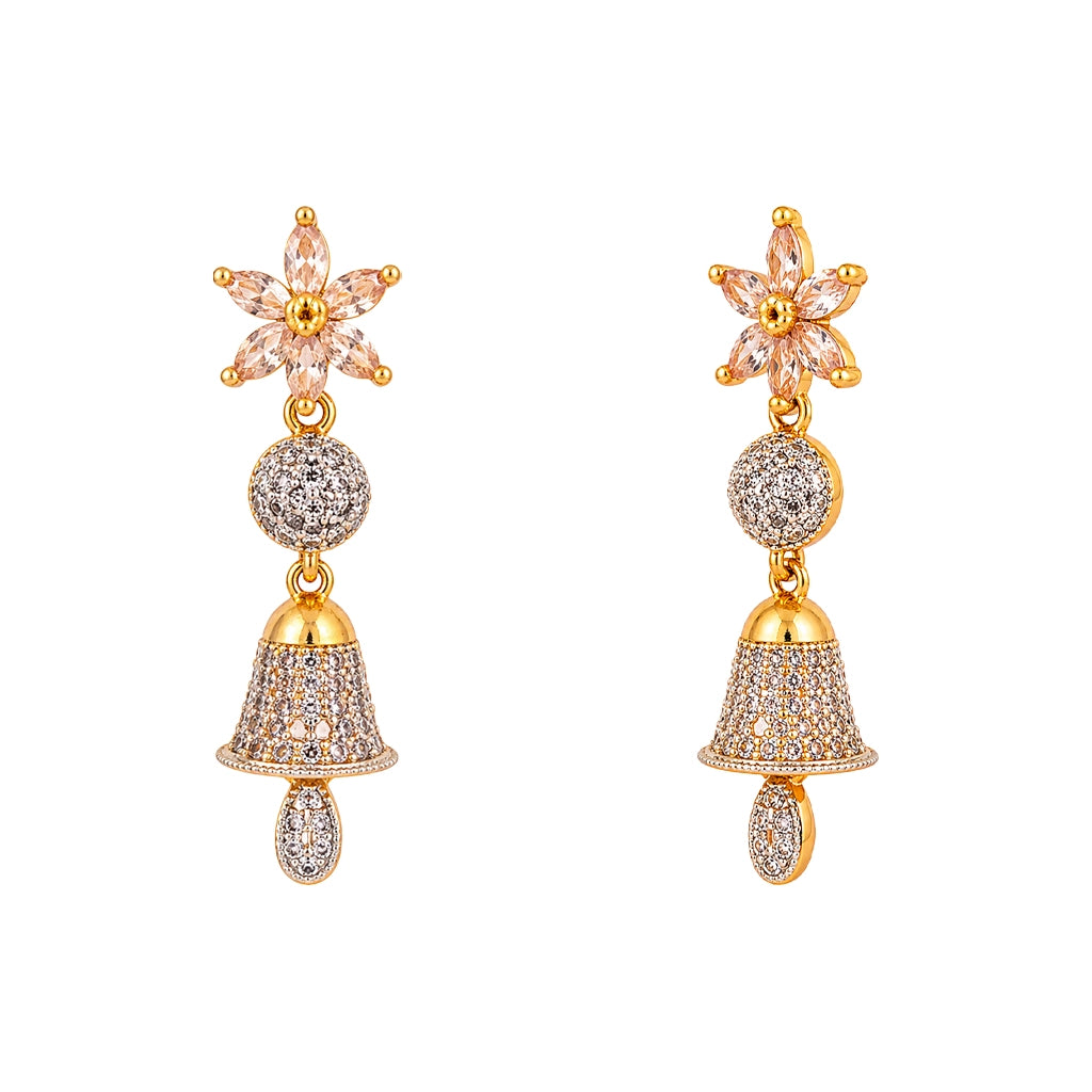 Gulnaar Bloom Jhumka Drops