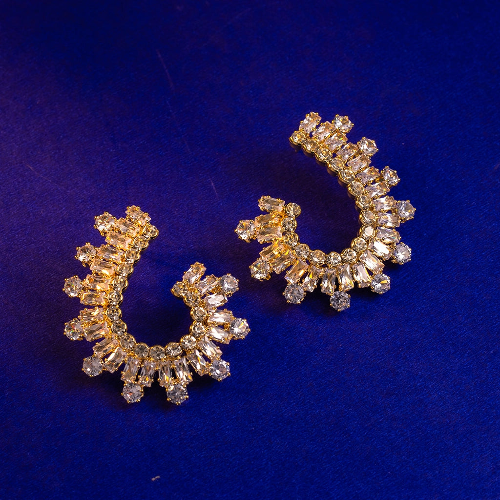 Aurora Crown Hoops
