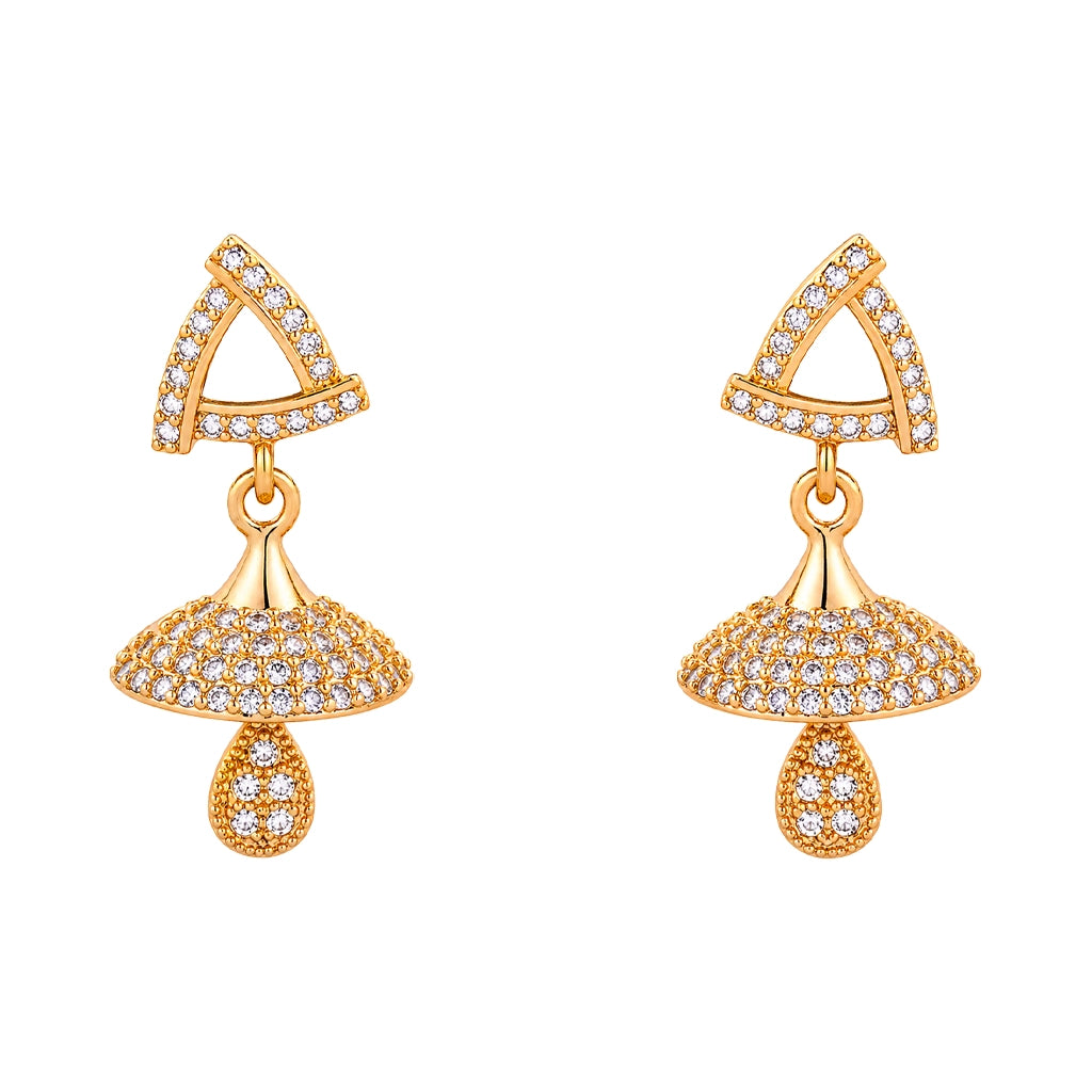 Triara Royale Jhumka Earrings