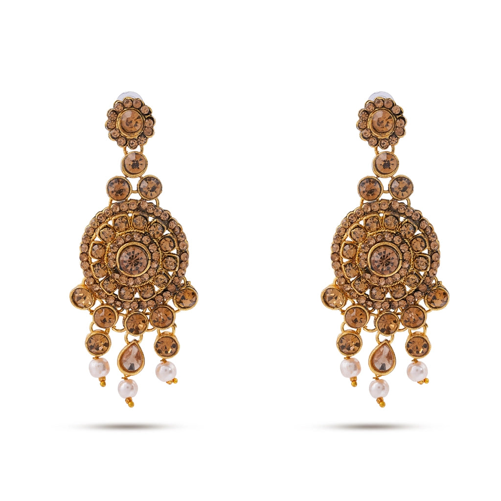 Champagne Zareen Royale Necklace Set