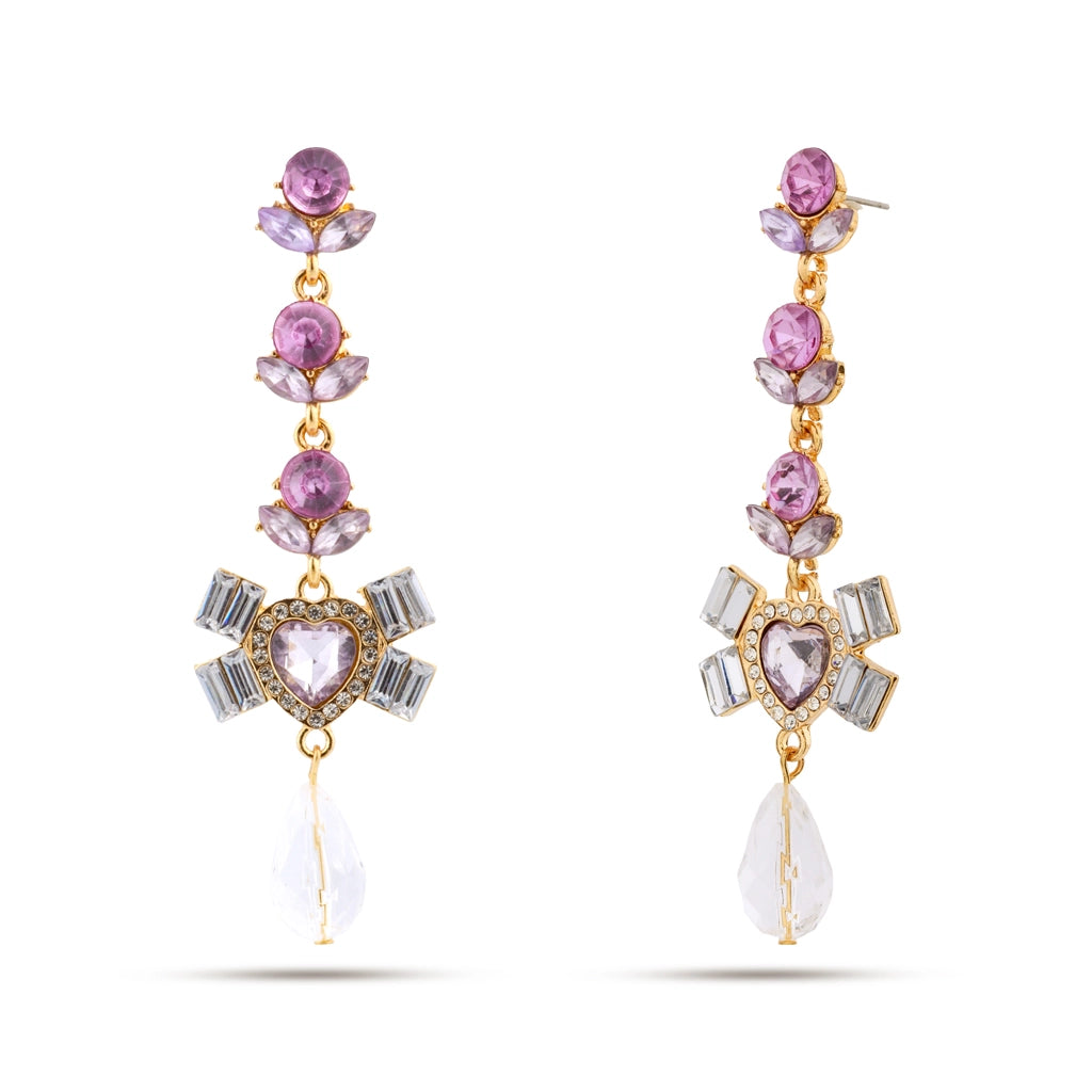 Amara Amethyst Cascade Earrings