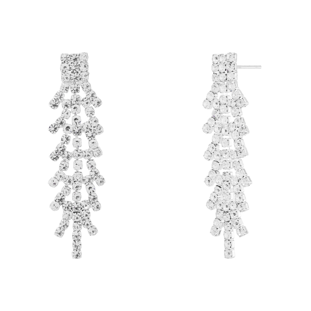 Celestia Cascade Crystal Necklace Set