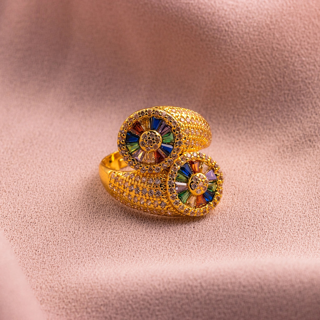 RangAura Dual Prism Ring