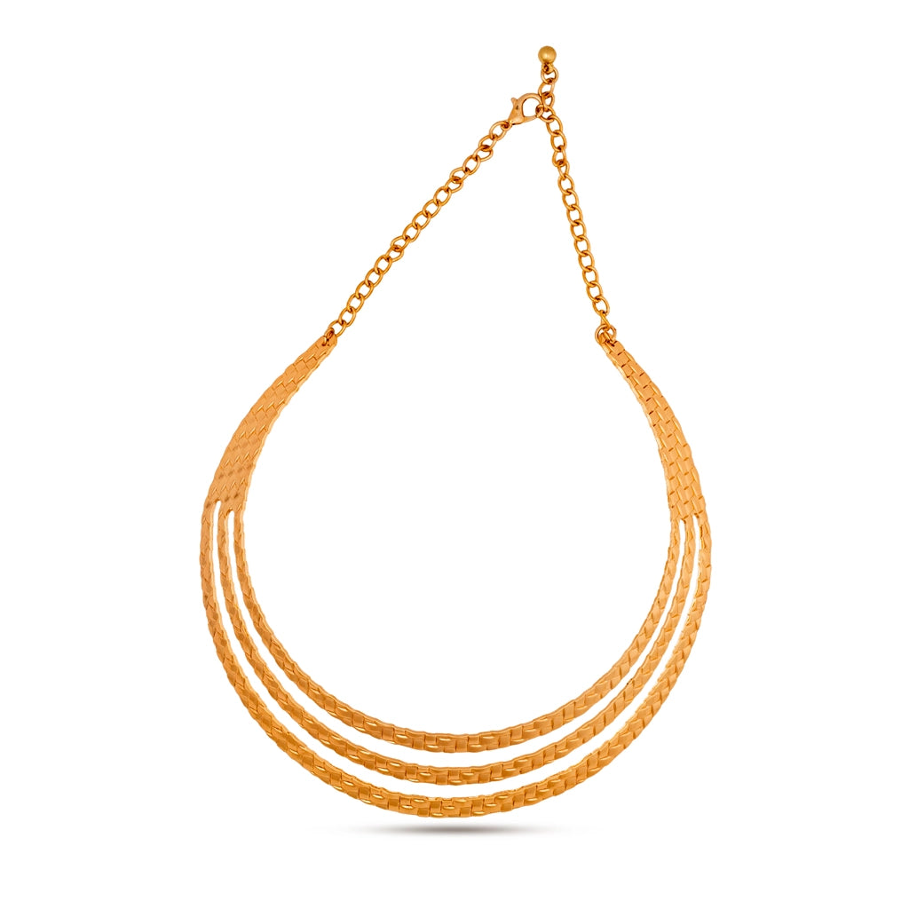 Layered Wave Necklace