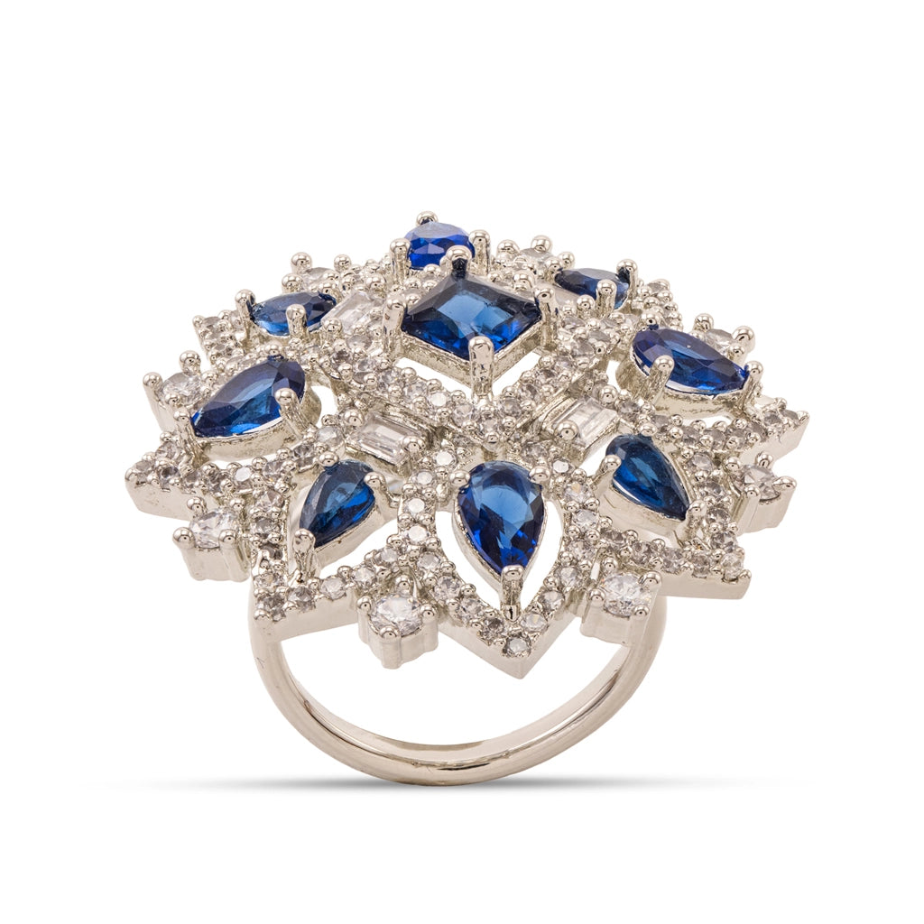Blue Sapphire Opulence Ring