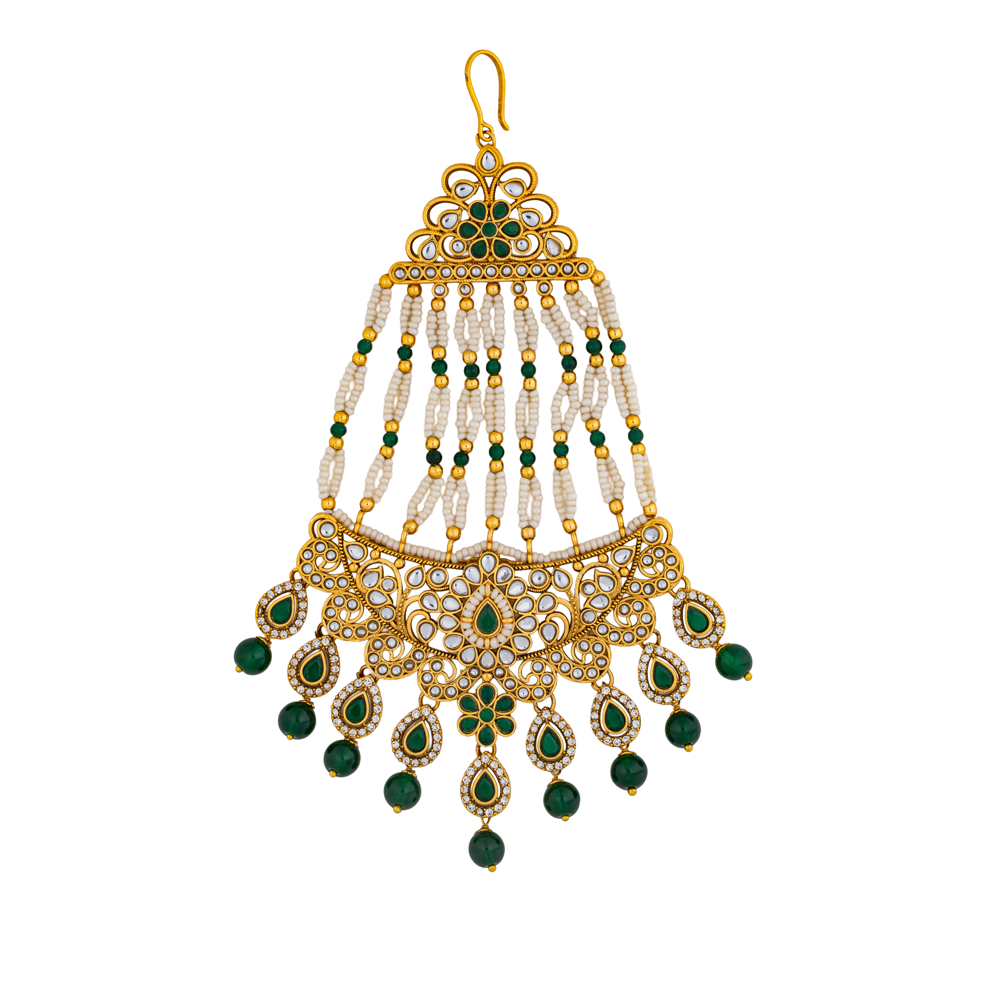 Meherbaan Emerald Jhumka